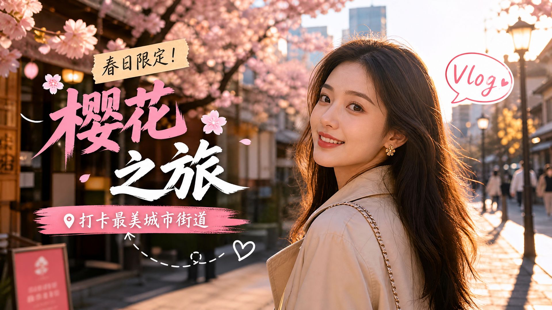 糖心vlog旅行视频-樱花之旅